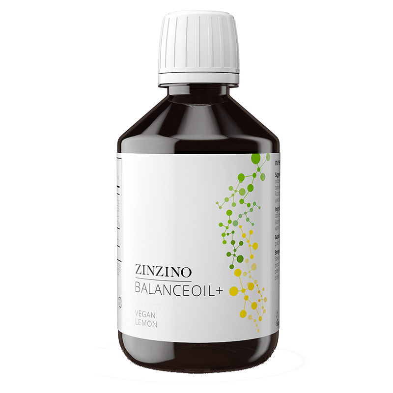 Zinzino Balance Oil+, vegán-citrom, 300ml