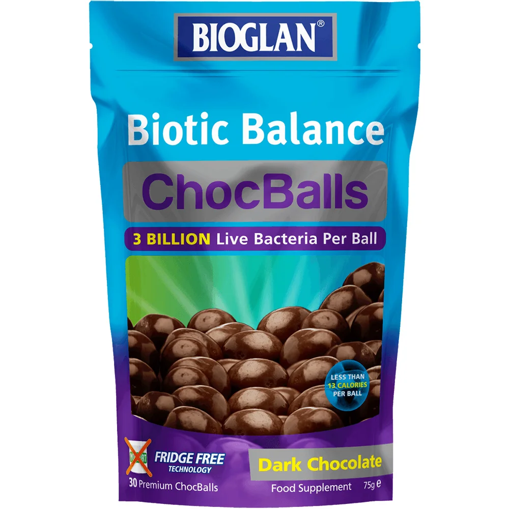 Chocballs Probiotikus Csokoládé Golyók 75 gramm, 30db